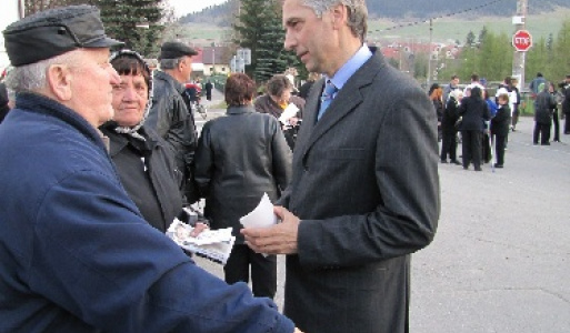 Ján Figeľ v Hruštíne 