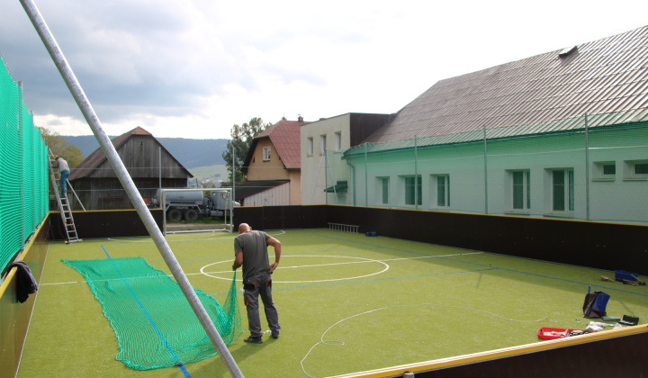 1. fotografia fotogalérie Multifunkčné ihrisko vo Vaňovke