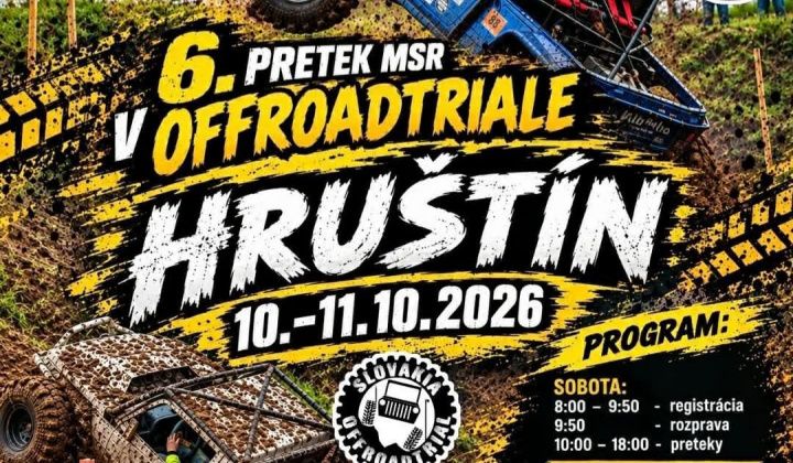 Fotka - PRETEKY MSR V OFFROADTRIALE HRUŠTÍN 2026